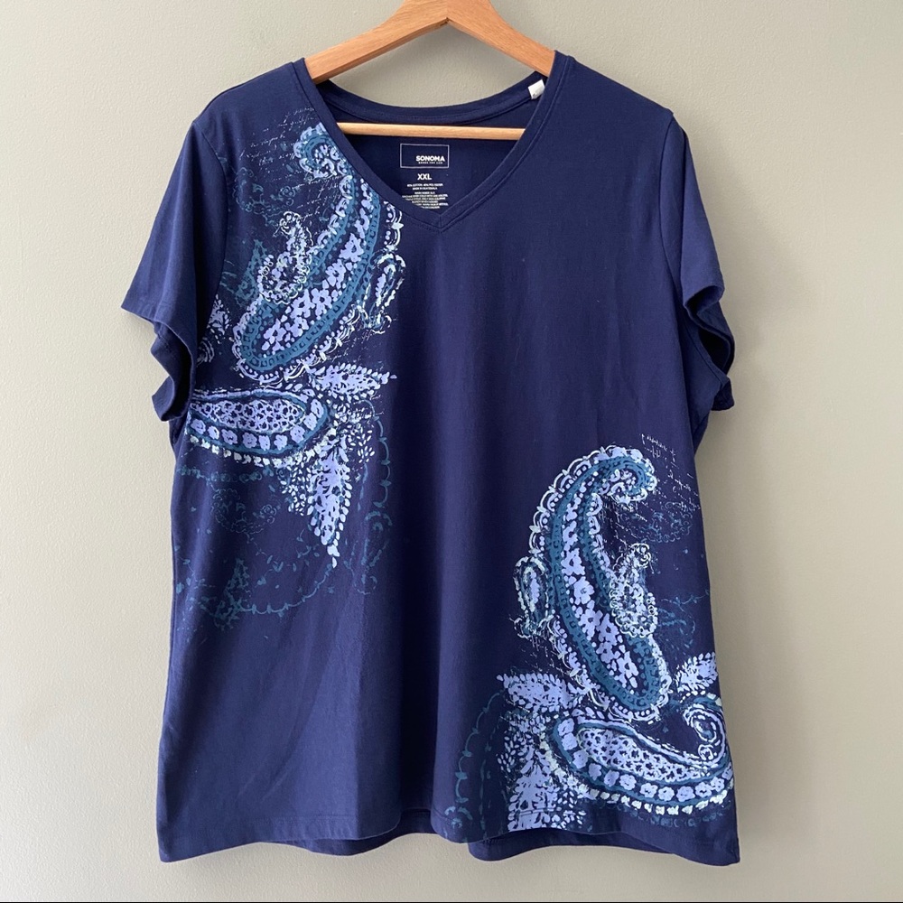 Sonoma Goods For Life Essential V-Neck T-Shirt XXL